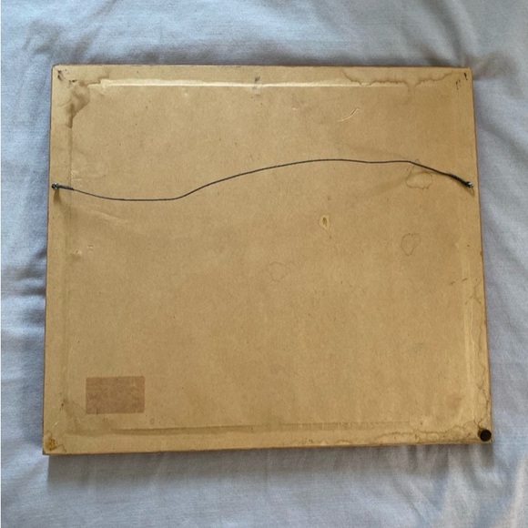 Vintage Cross Stitch Animals Nursery Framed Wall Hanging 16”x14” - Picture 5 of 8